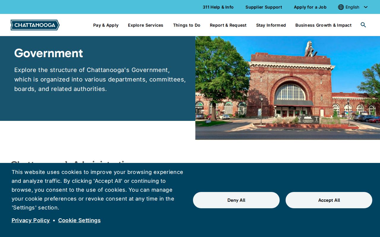 Hamilton County people directories on the Chattanooga government page
